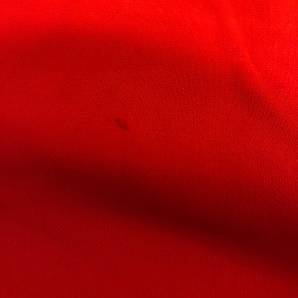 Zara Midi Red Dress with Flutter Sleeves - Picture 7 of 9